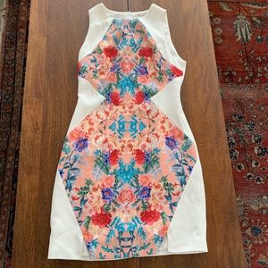 Keepsake the label sheath floral dress sleeveless